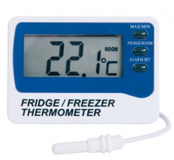 Calibrated Thermometer for Pharmacy / Warehouse, 0.5oC Accuracy (MHRA) | Calibration  Date 13/05/2024